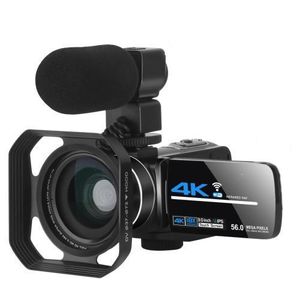 Caméra vidéo numérique 4K Zoomable 5600PX - Noir