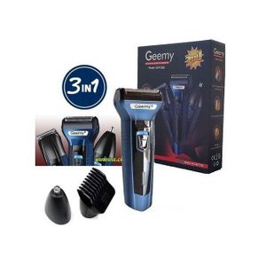 Geemy Tondeuse Rasoir Electrique 3 En 1 Rechargeable  GM566