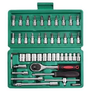 Coffret Clé à Cliquet Mécanique - 46 Pcs