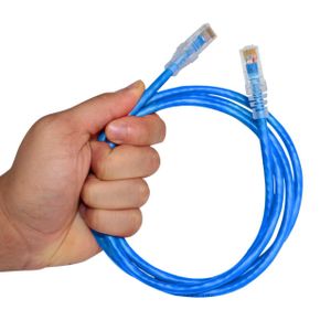 Câble Ethernet Cat 6 haut débit 3 Mètre, câble réseau Internet, plus rapide que le Cat5e pour PS4, jeux vidéo, modem, routeur, bleu