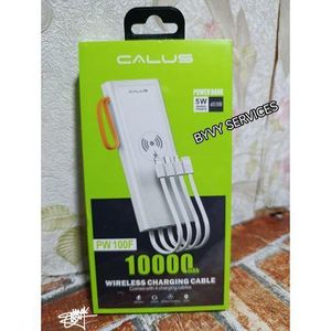 CALUS  Power Bank avec 4 câbles et charge par Induction 10000mAh