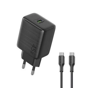 Oraimo  PowerGaN 451 - OCW-5451ECC - Chargeur Type-C à Type-C - Ultra rapide de 45W Noir