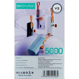 Power bank Sovo 5000mAh