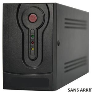 Arnaud Onduleur 2000VA (Offline UPS) - Batterie de Secours Haute Performance - Régulateur de Tension Intégré - Protection Contre les Coupures pour Ordinateur, Routeur, CCTV et Smart Devices