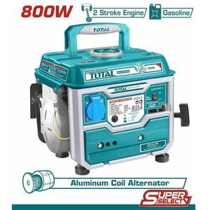 TOTAL Générateur D’essence 800w (TP18001) - Groupe électrogène 800 W
