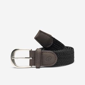Inesis Ceinture golf tressée élastique & extensible, noire