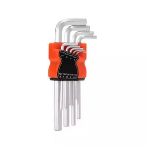 Jeu de 9 clés Allen Torx longues de sécurité T10 à T50 avec support de rangement 