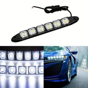 2Pcs Voiture Universelle Led Feux de jour Flexible