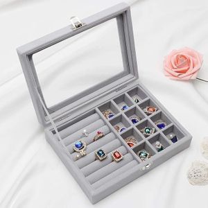 Fasfion Boîte de rangement pour bijoux
