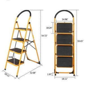 DINGQI  ÉChelle Pliable En 4 éTapes.