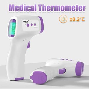 Thermomètre numérique frontal thermomètre médical infrarouge sans Contact température corporelle fièvre pour bébés adultes