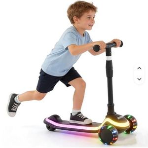 Trottinette pliable pour enfants avec musique et éclairage LED pour les loisirs actifs et le sport