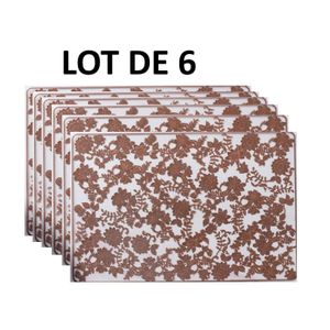 Lot De 6 NAPPES dentelles transparentes De Table 