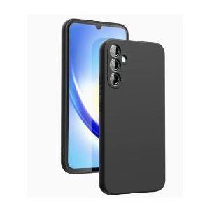 Divers Coque En Silicone Compatible Samsung Galaxy A34 Avec antichoc - Noir