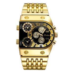 Multi Time Zone Large Dial Luminous Men Watch