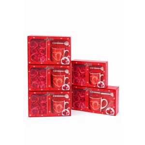 Coffret Cadeau Roses & Tasse Love