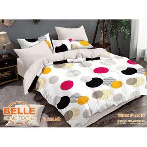 QUALITE SUPERIEUR Lot De 2 Draps + 2 Taies – Design Élégant et Confort Assuré Pour DEUX Places TE