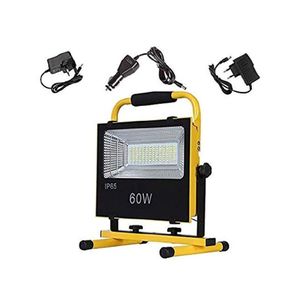 Projecteur Solaire 60W De Chantier Rechargeable