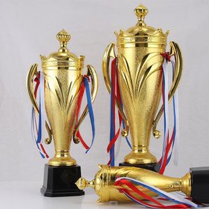 Trophée de football en métal universel grand format avec 11 MEDAILLES DE FOOTBALL