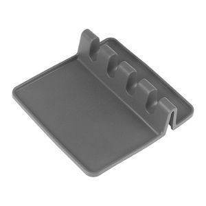 Repos cuillère de cuisine pour plusieurs ustensiles haute résistance à la chaleur en silicone goutte à goutte pad, BPA-Free cuillère porte pour cuisinière haut, porte-gadget de cuisine pour ladles, pinces, Spatule de cuisson - rend grand cadeau