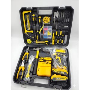 Dewalt Mallette De 60 Outils + Une Perceuse Visseuse à Béton 36v à Deux Batteries 