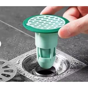 Filtre anti-odeurs pour drain de sol – Salle de bain, toilettes, douche, attrape-cheveux 