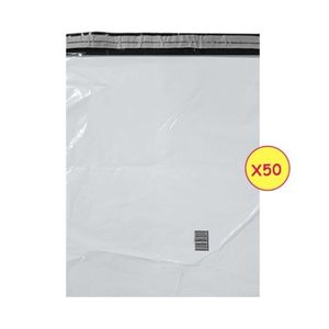 Emballages Jumia Petit Format 50 Pièces - 65M - 25Cm X 40Cm - Gris Clair  Avec Code Barre