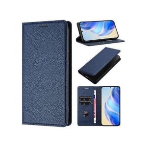 Diverse  Etui à Rabat Compatible Pour Samsung Galaxy A54 Avec Antichoc – BLEU