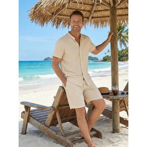 Chemise et short en coton pour hommes