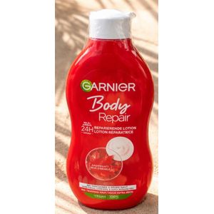 Lait Corps Réparateur GARNIER BODY Repair AU Sève D'érable Anti - Tiraillements & Anti Rugosité 400ml Peaux Extra Sèches Importé De France 