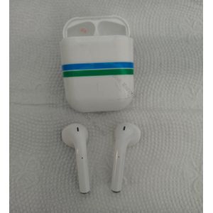 Autre i12 Écouteurs Bluetooth semi-intra-auriculaires avec connecteur Lightning