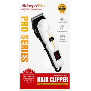 Aldeepo Tondeuse à cheveux professionnelle Pro PRO-HC78 – Rechargeable USB