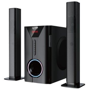 ALiTOP  Woofer SP-2506 Home Cinéma - Chaîne HI-FI - Noir Garantie 12 Mois