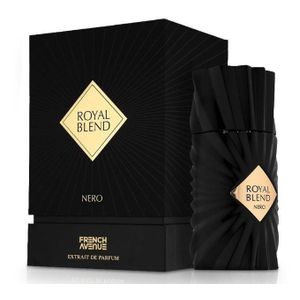 FRENCH AVENUE Royal Blend Nero, Extrait de Parfum Agrume Vanille pour hommes, 100 ml -