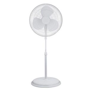 Midea Ventilateur A Pied - FS40-19M /Couleur Blanc/3 Helices/3 Vitesses/Hauteur Reglable/40W/220-240V