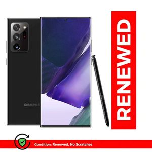 Renewed Samsung Galaxy Note 20 Ultra, 12 Go de RAM + 256 Go de stockage, smartphone Android 6,9 pouces Noir Mystique