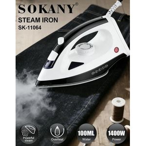 Sokany Fer à Repasser Compact SK-11064 - Réglage Température - Idéal Voyage