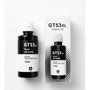 Encre pour Imprimante Noir GT53XL compatible Ink- 135 ml- Grande capacité.