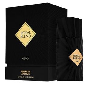FRENCH AVENUE  Royal Blend Nero, Extrait de Parfum for Men, 100ml - Warm Citrus Vanilla Fragrance with Bergamot, Vanilla & Saffron