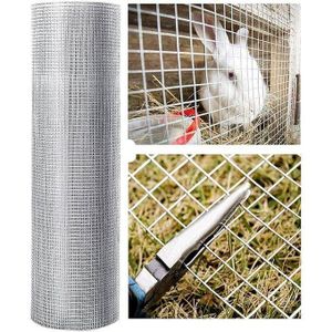 Grillage A Soudé Galvanisé De 25 M Bon Pour Enclos De Poulet Et Lapin NH