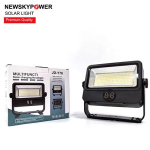 Lampe de Poche LED Solaire Rechargeable USB – Projecteur Portable de Sécurité avec Mode SOS pour Camping & Véhicule