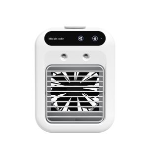 Mini Climatiseur USB de Bureau – Ventilateur Rafraîchisseur Portable avec Brumisation, Silencieux