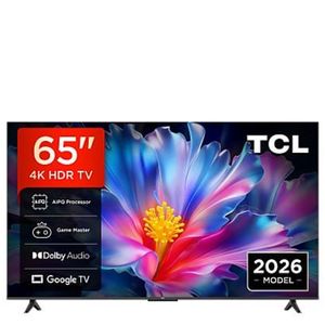 TCL TV 65" - 65P6L - 4K Smart - HDR10 - HVA Panel - Google TV - AiPQ Processor - Dolby Audio - HDMI - Apple Home