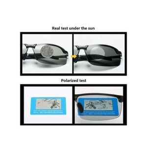 ShadowLuxe Lunettes de soleil photochromiques polarisées pour hommes