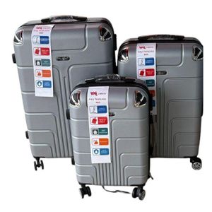 Ensemble De 3 Valises De Voyage à Roulettes Pivotantes, Grand/ Moyen/ Petit