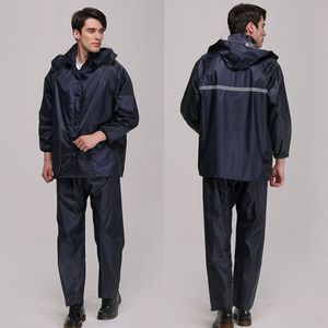 Imperméable Unisex Complet (Chemise+Pantalon) - Taille Unique - Noir