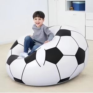 Canapé gonflable en PVC noir très confortable – Design football