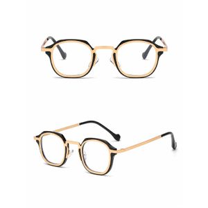 Monture Lunette de Prescription Noir & Or