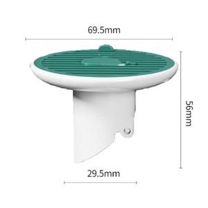 Siphon Anti-Odeur Compact Blanc Vert