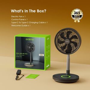 SmartFoldingFan Ventilateur pliant rechargeable de type C